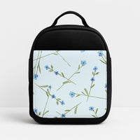 Baby Blue Floral Pattern Lunchbox