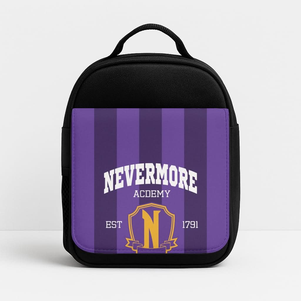 Addams Academy Purple Lunchbox