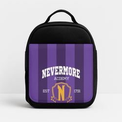 Addams Academy Purple Insulated Lunch Bag