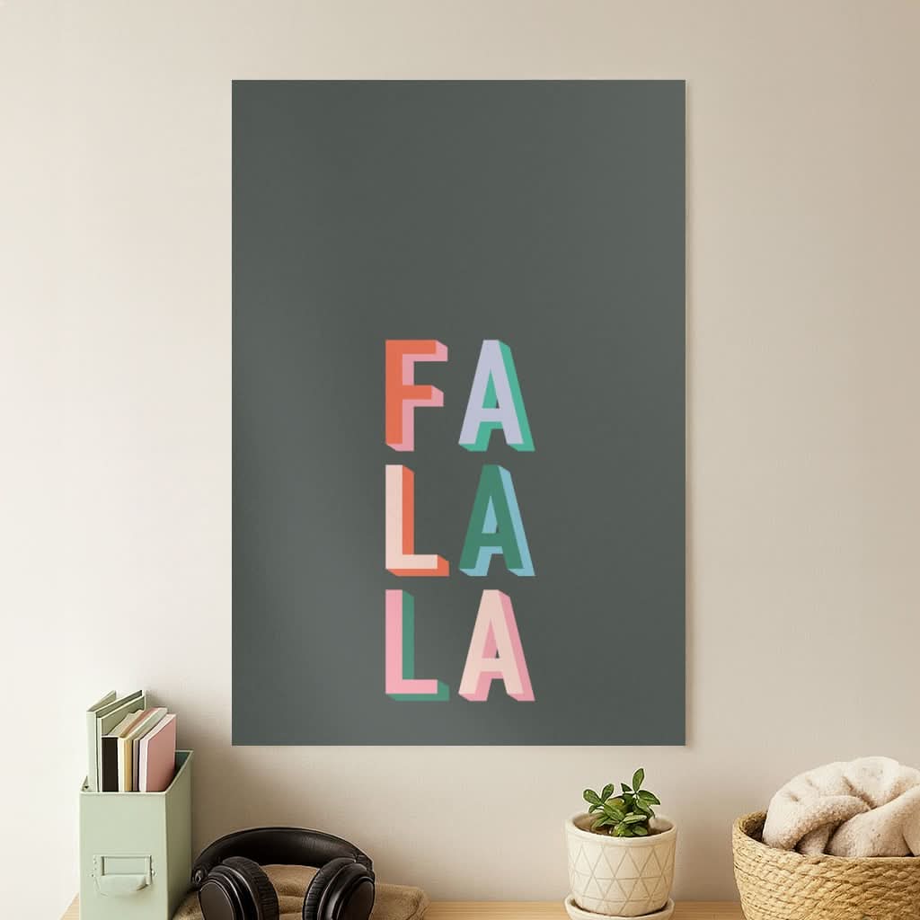 Colourful Falala Poster