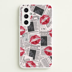 Front Page Kisses Galaxy A14 Case