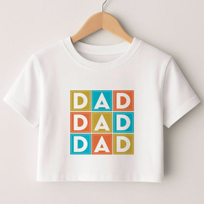 Dad Cubes Crop Top