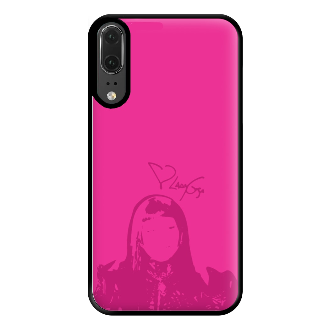Pink Gaga Silhouette  Huawei P20 Case