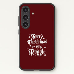 Merry Christmas You Filthy Muggle Galaxy S24FE Case