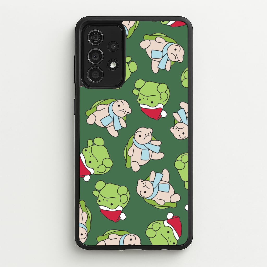 Grumpy Christmas Plushies Pattern Galaxy A52 / A52s Case