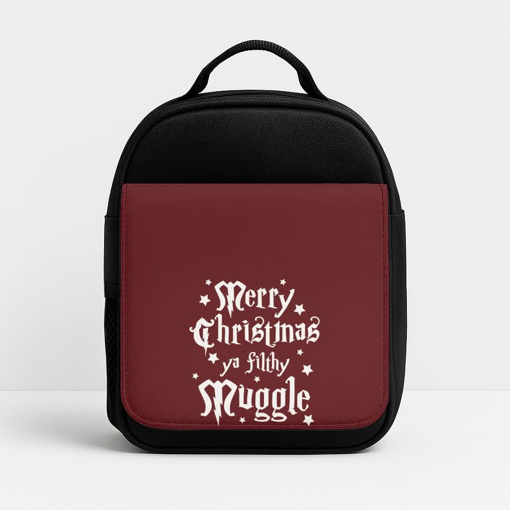 Merry Christmas You Filthy Muggle Insulated Lunch Bag