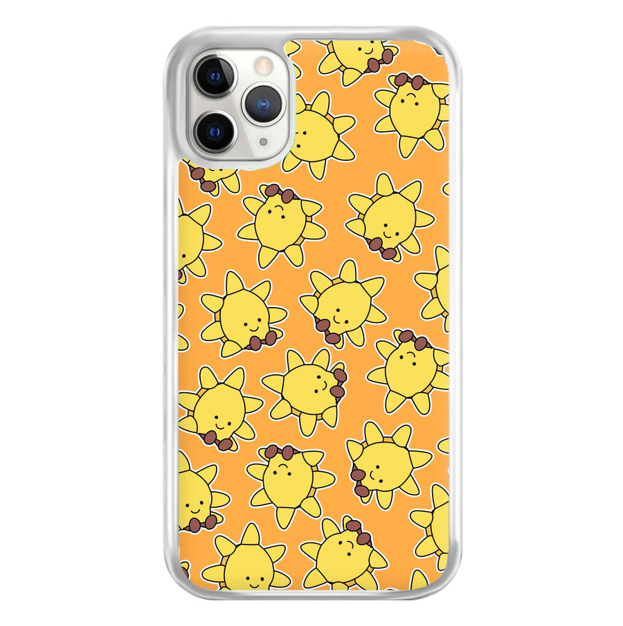 Sun Pattern - Plushy Phone Case