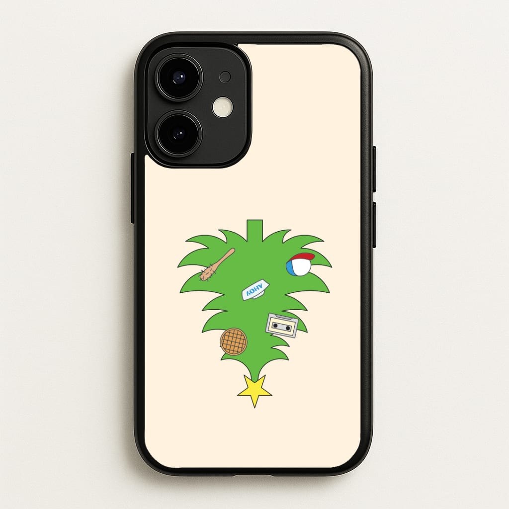 Upside Down Christmas Tree iPhone 12 Mini Case