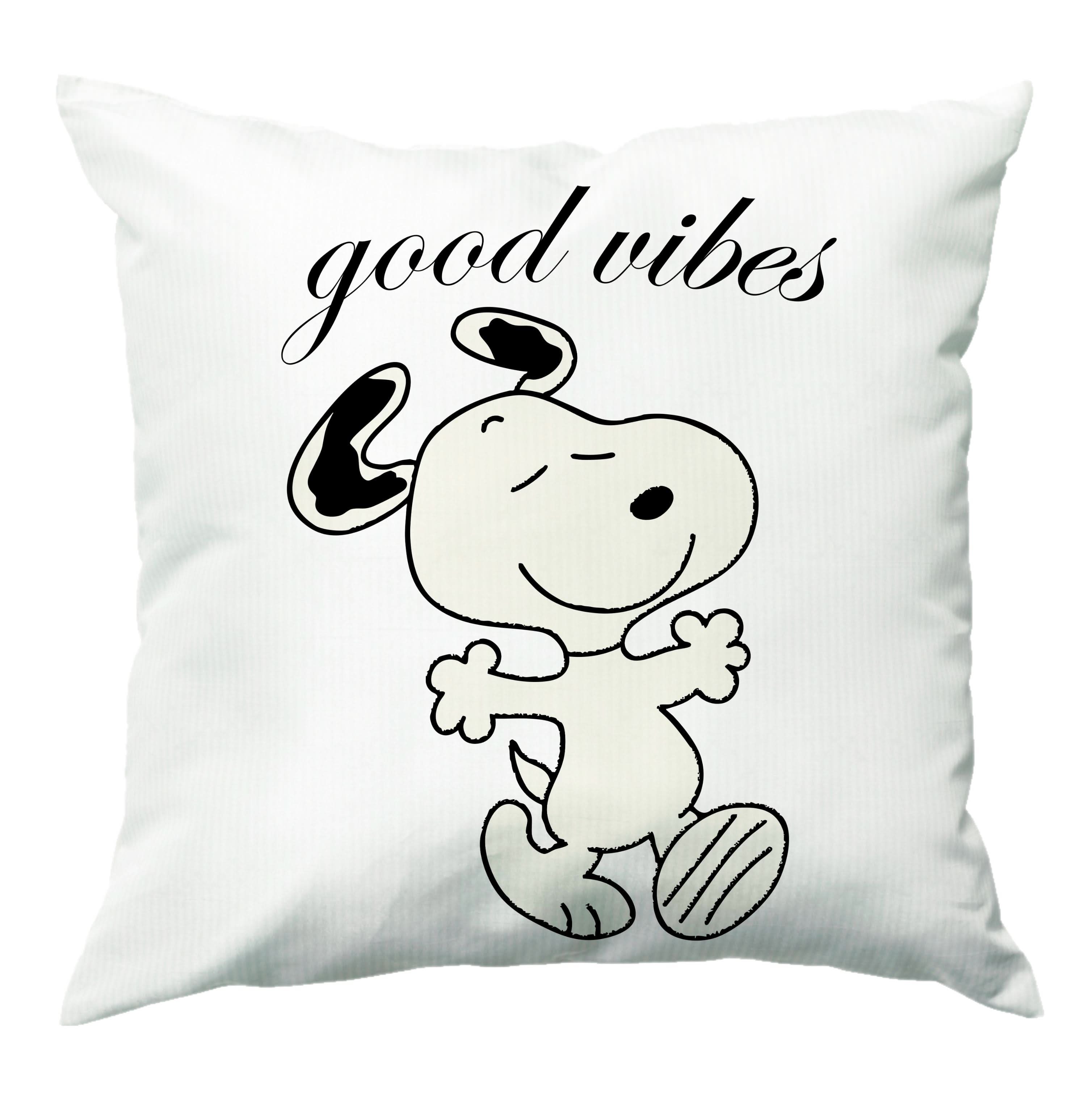 Good Vibes Cartoon Beagle Cushion