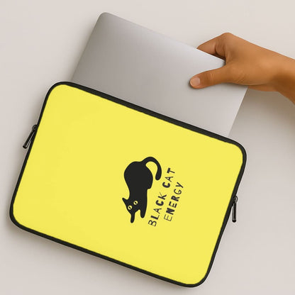 Black Cat Energy MacBook Cover