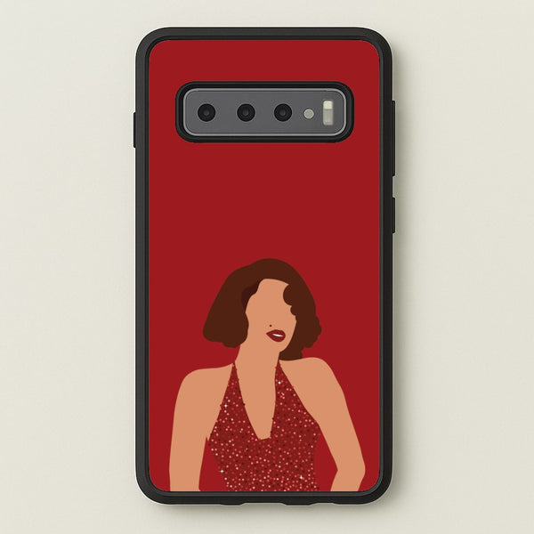 Red Sparkly Dress Galaxy S10 Case