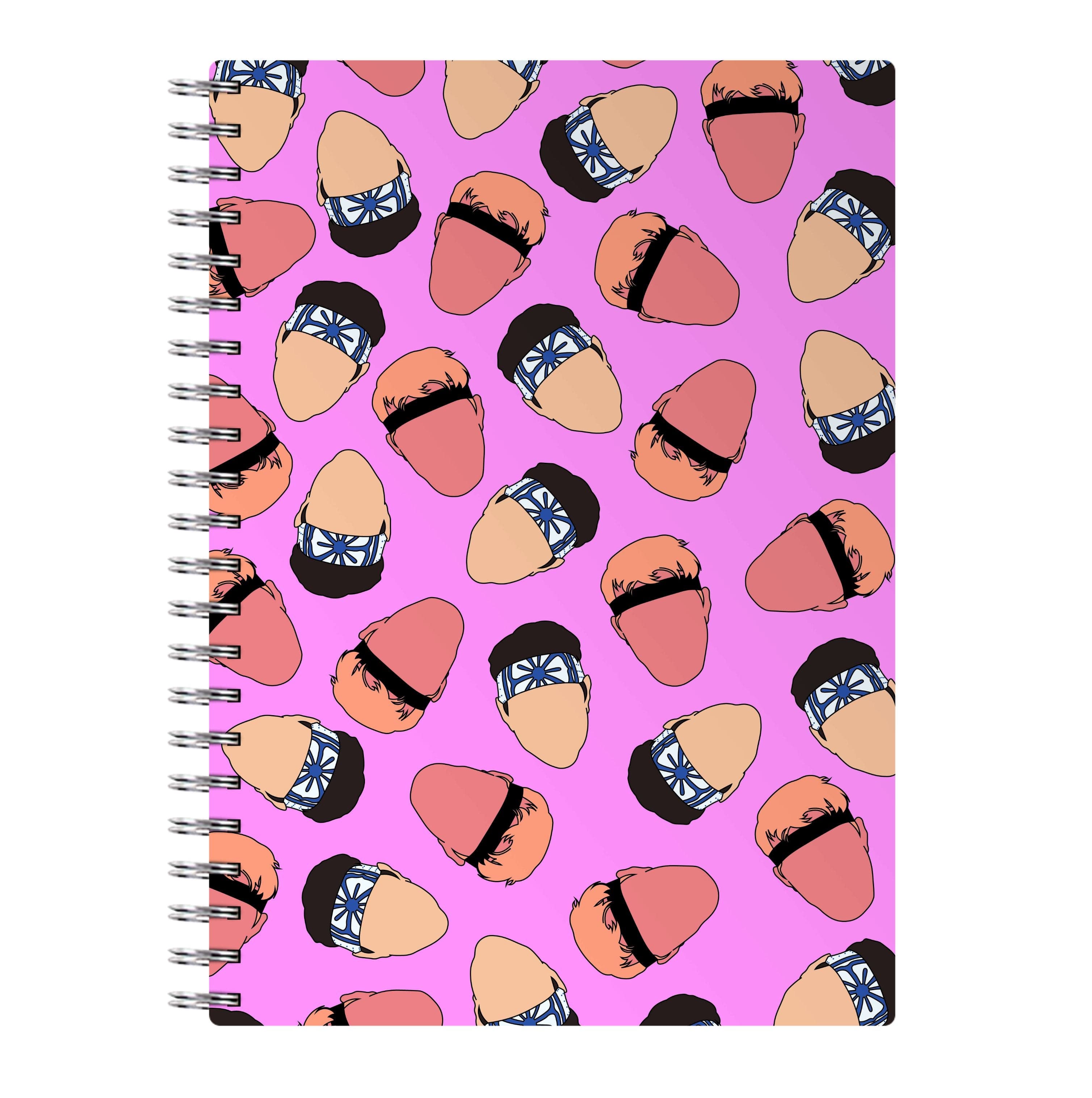 Johnny And LaRusso Collage Notebook