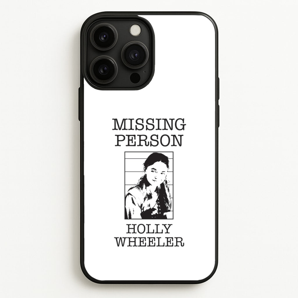 Missing Person Holly iPhone 13 Pro Case