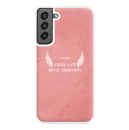 Angel Face Devil Thoughts Phone Case