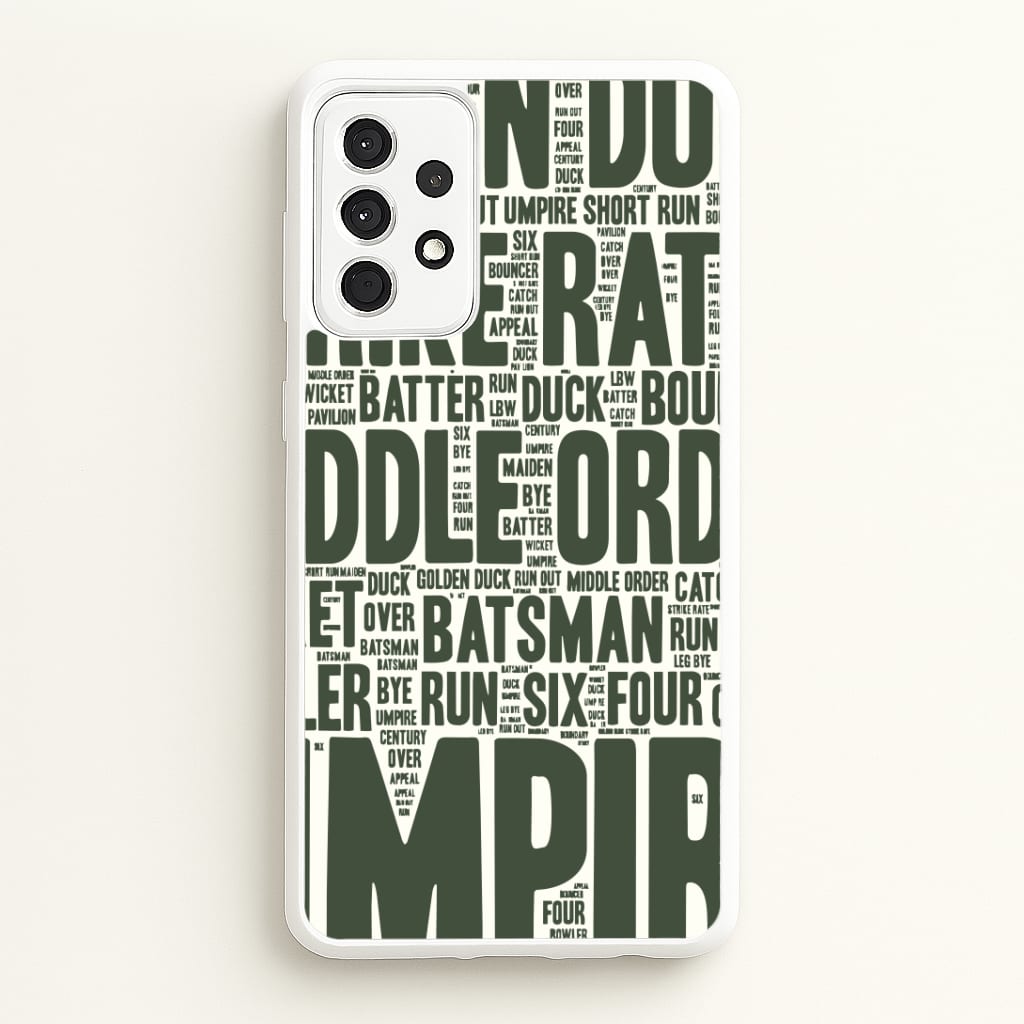 Cricket Wordscape Galaxy A52 / A52s Case