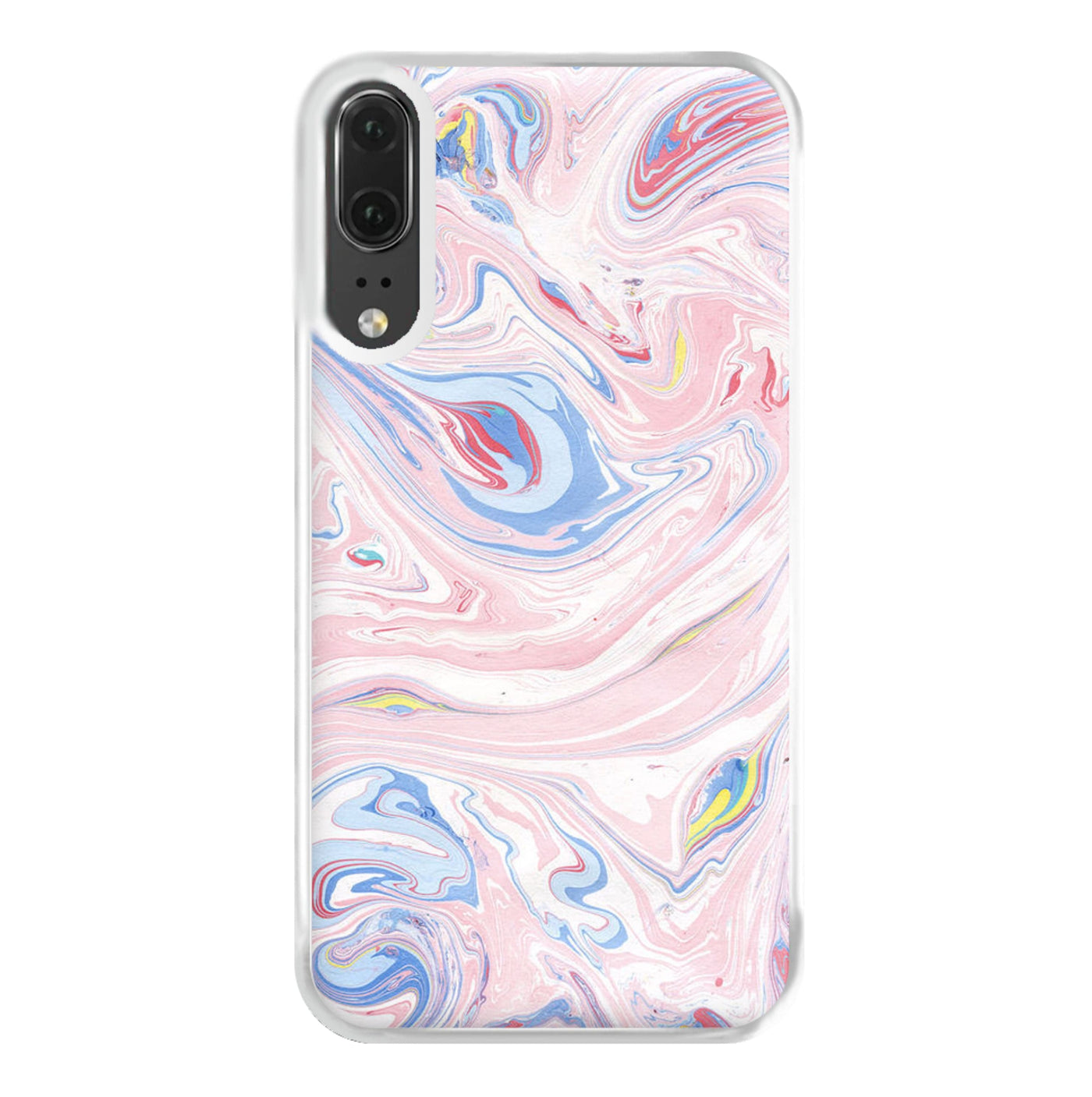 Pink Marble Swirl Phone Case