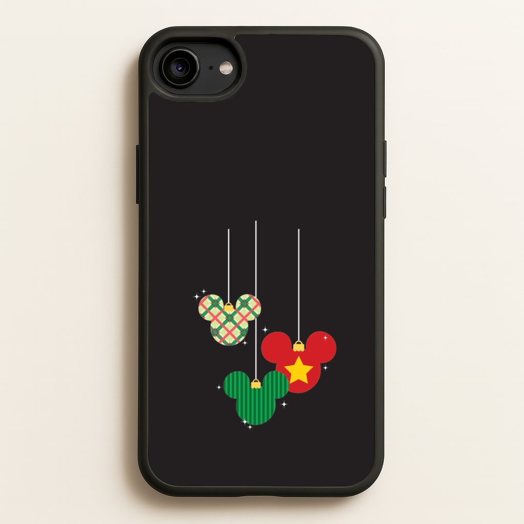 Cartoon Mouse Hanging Baubles iPhone 6 / 7 / 8 / SE Case