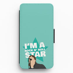 I'm A Rock And Roll Star Flip / Wallet Phone Case