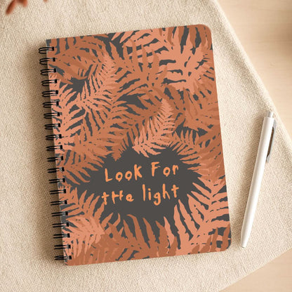 Look For The Light Fern Pattern Notepad