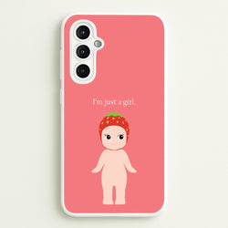 I'm Just A Girl Galaxy A14 Case