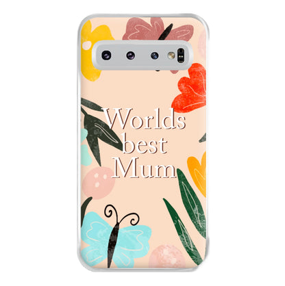 Worlds Best Mum - Floral Mother's Day Phone Case