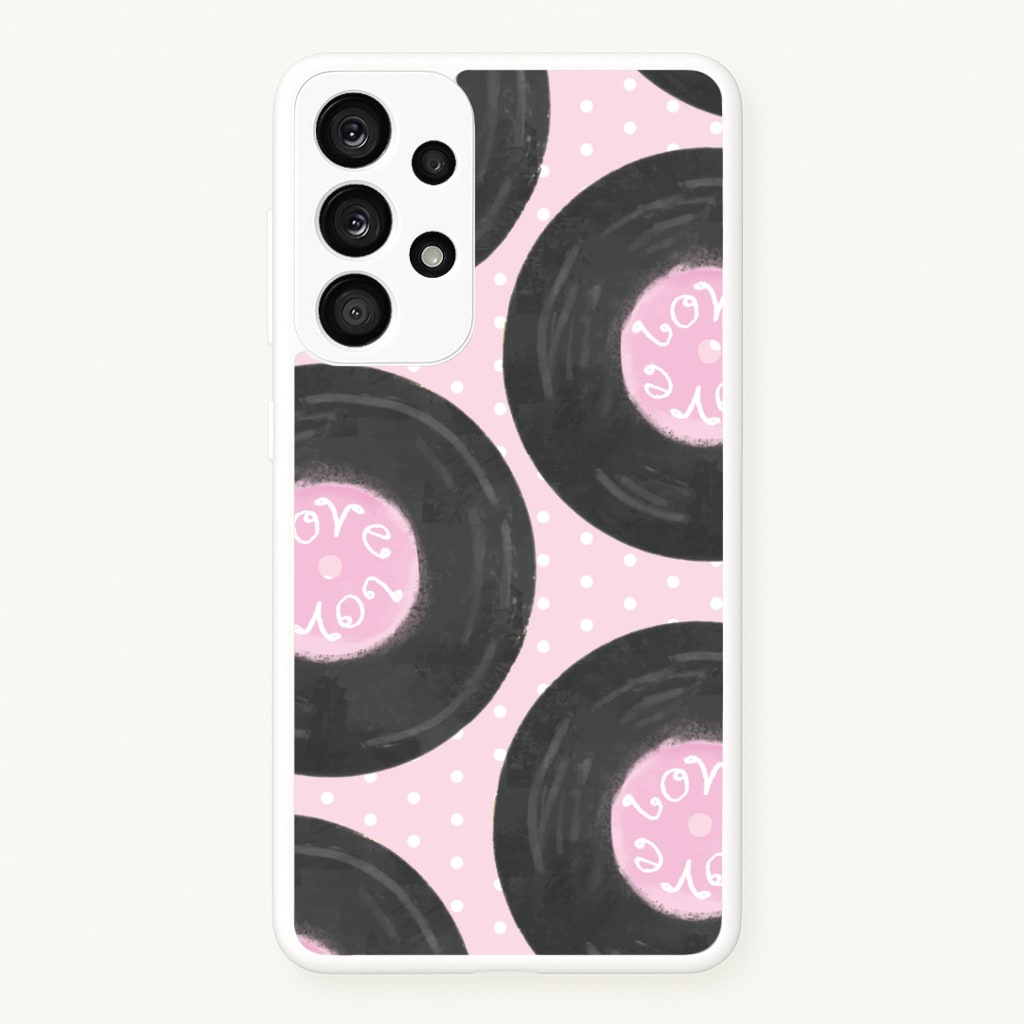 Thrifted Vinyl Polka Pattern Galaxy A33 Case