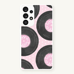 Thrifted Vinyl Polka Pattern Galaxy A33 Case