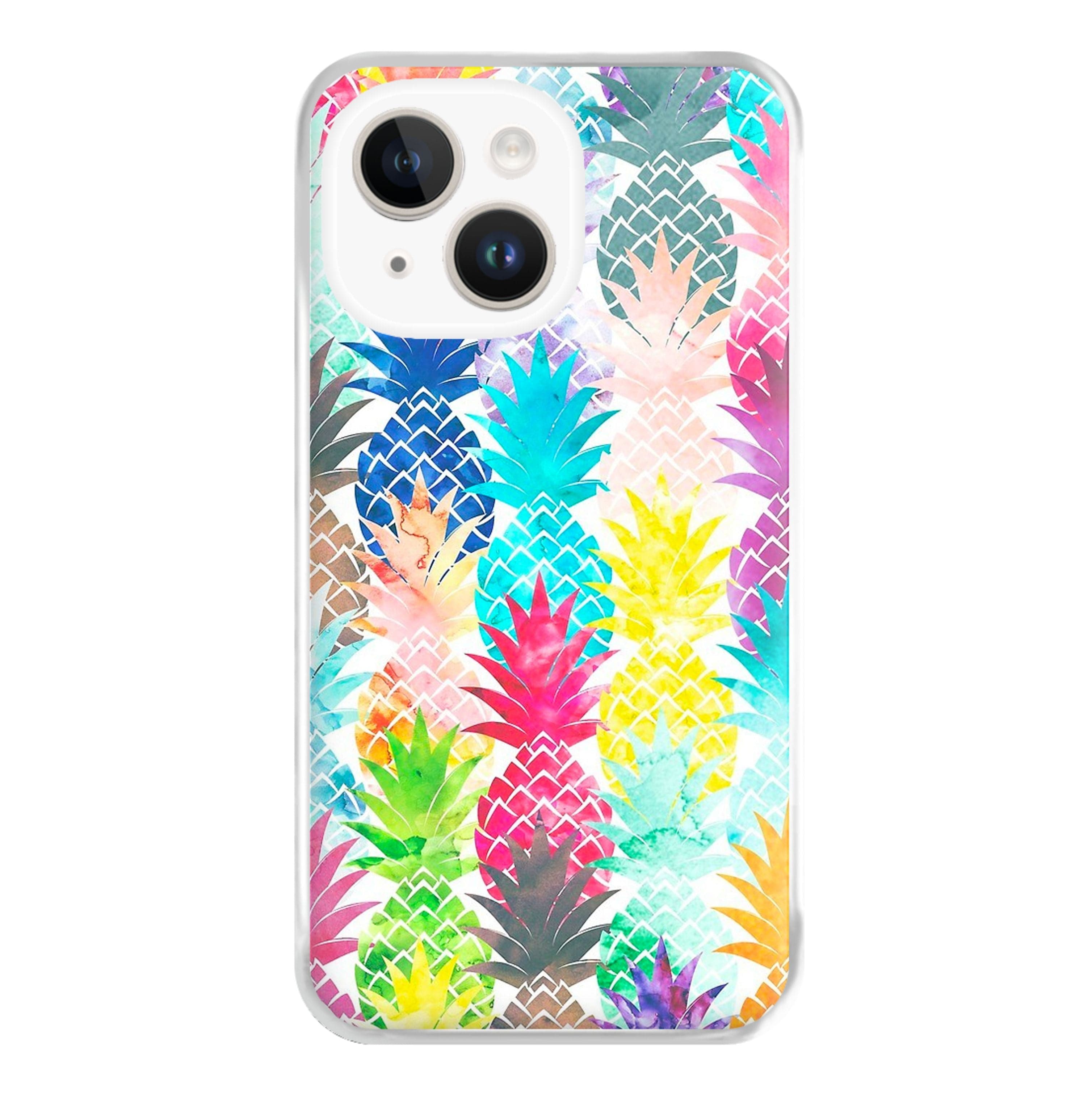 Watercolour Pineapple Pattern Phone Case