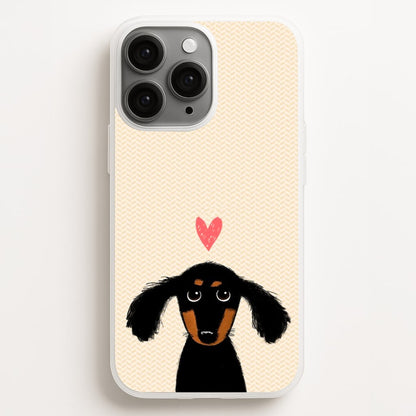 Dachshund Puppy Love Phone Case for iPhone, Samsung Galaxy and Google Pixel