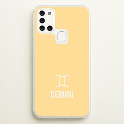 Gemini Pastel Zodiac Galaxy A21s Case
