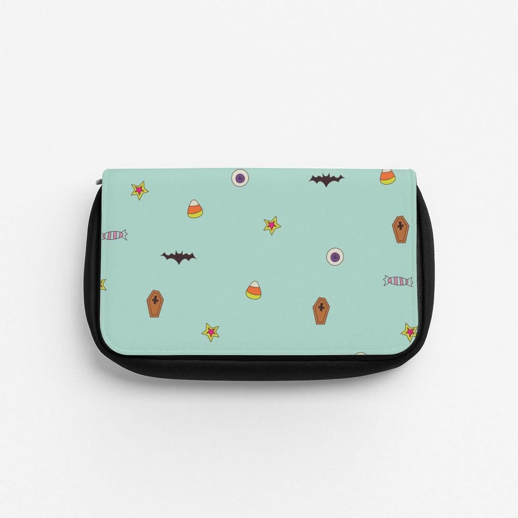 Minature Halloween Cartoons Pattern Pencil Case