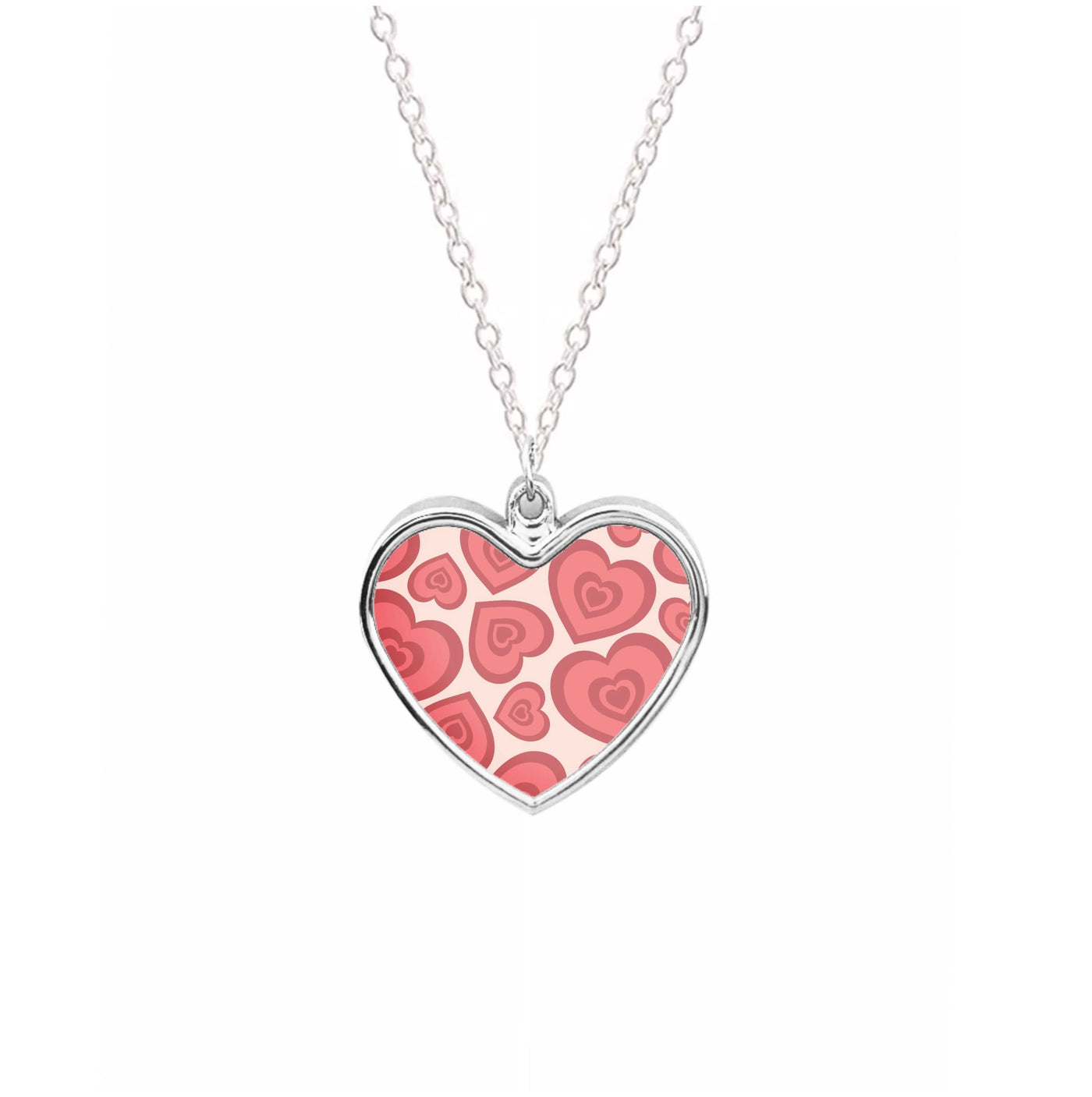 Valentine's Heart Pattern Necklace