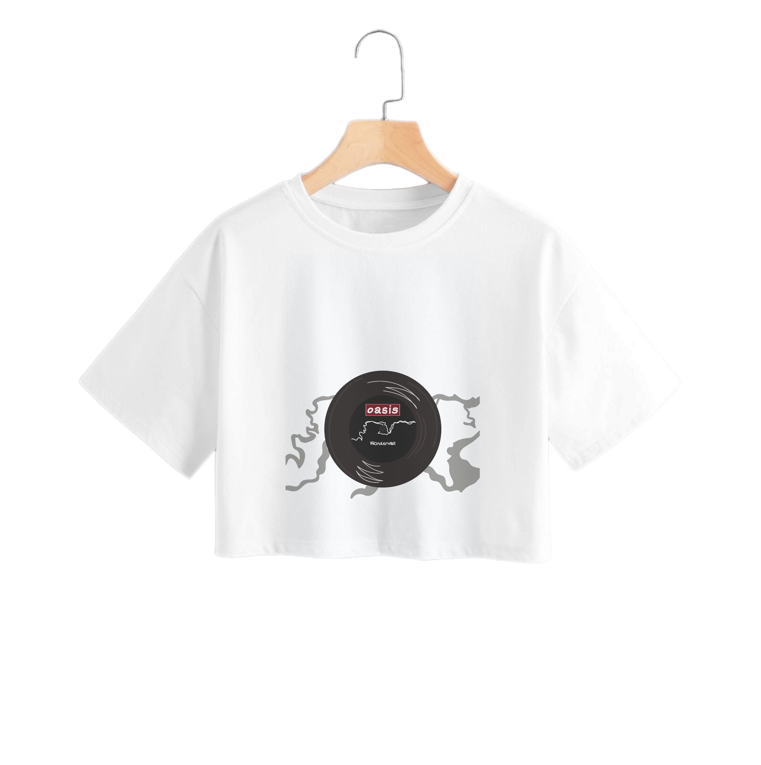 Wonderwall Record Crop Top