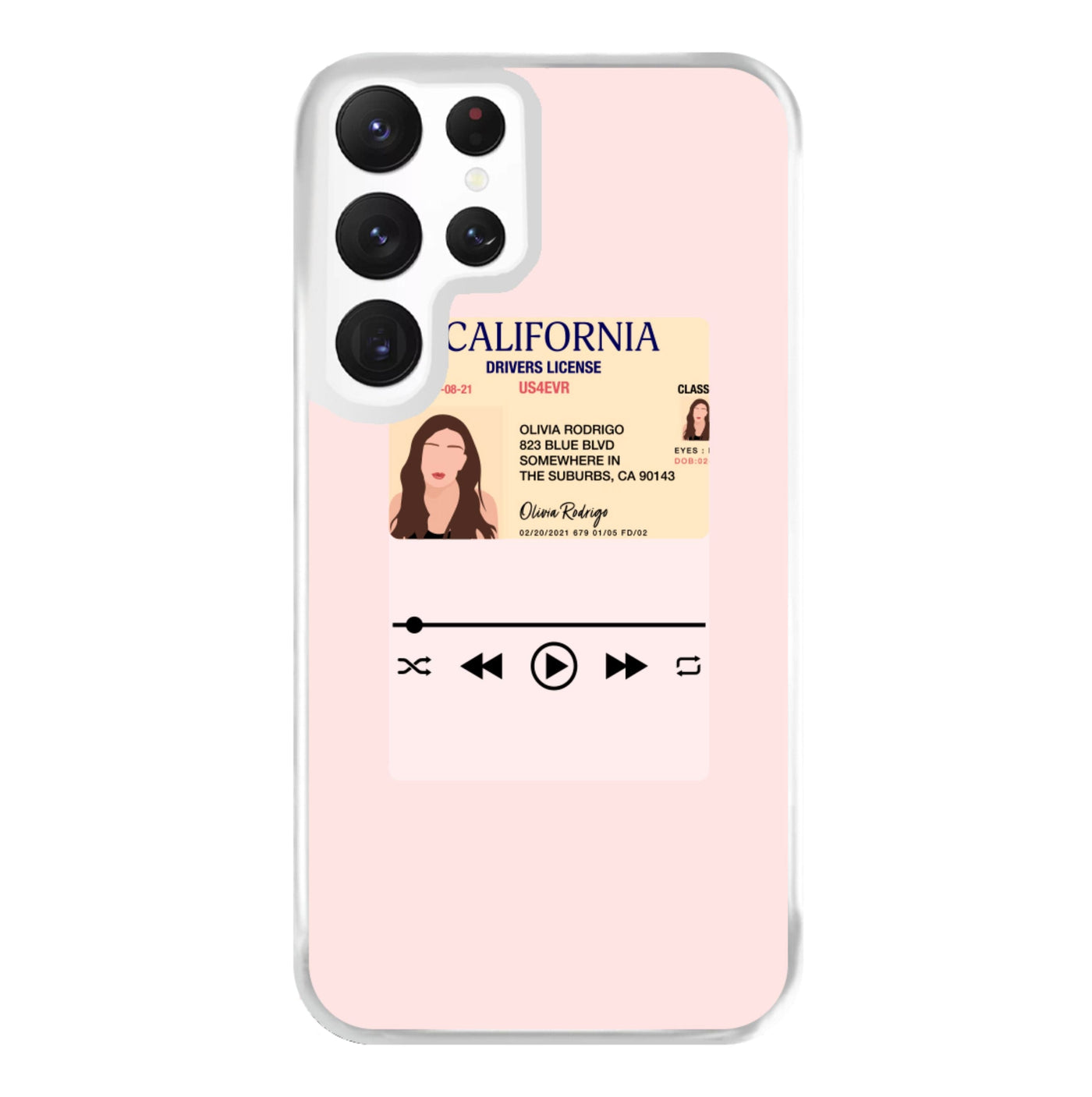 Drivers License - Olivia TikTok Phone Case