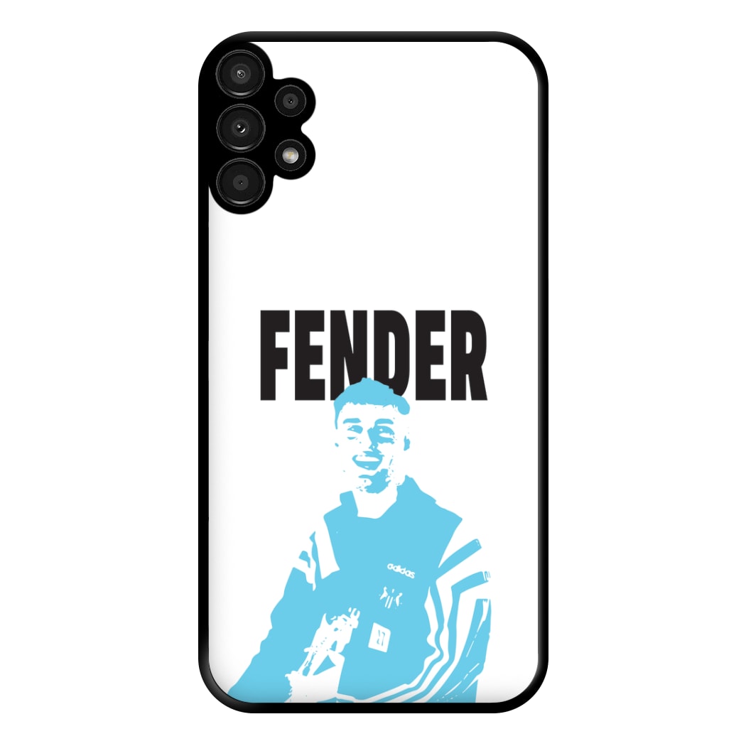 Fender Silhouette Blue Galaxy A13 Case