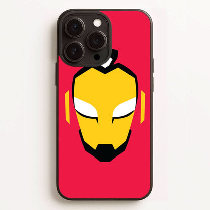 Metal Heart Hero Face Phone Case for Apple iPhone, Samsung Galaxy, Huawei and Google Pixel