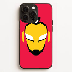 Metal Heart Hero Face iPhone 16 Pro Max Case