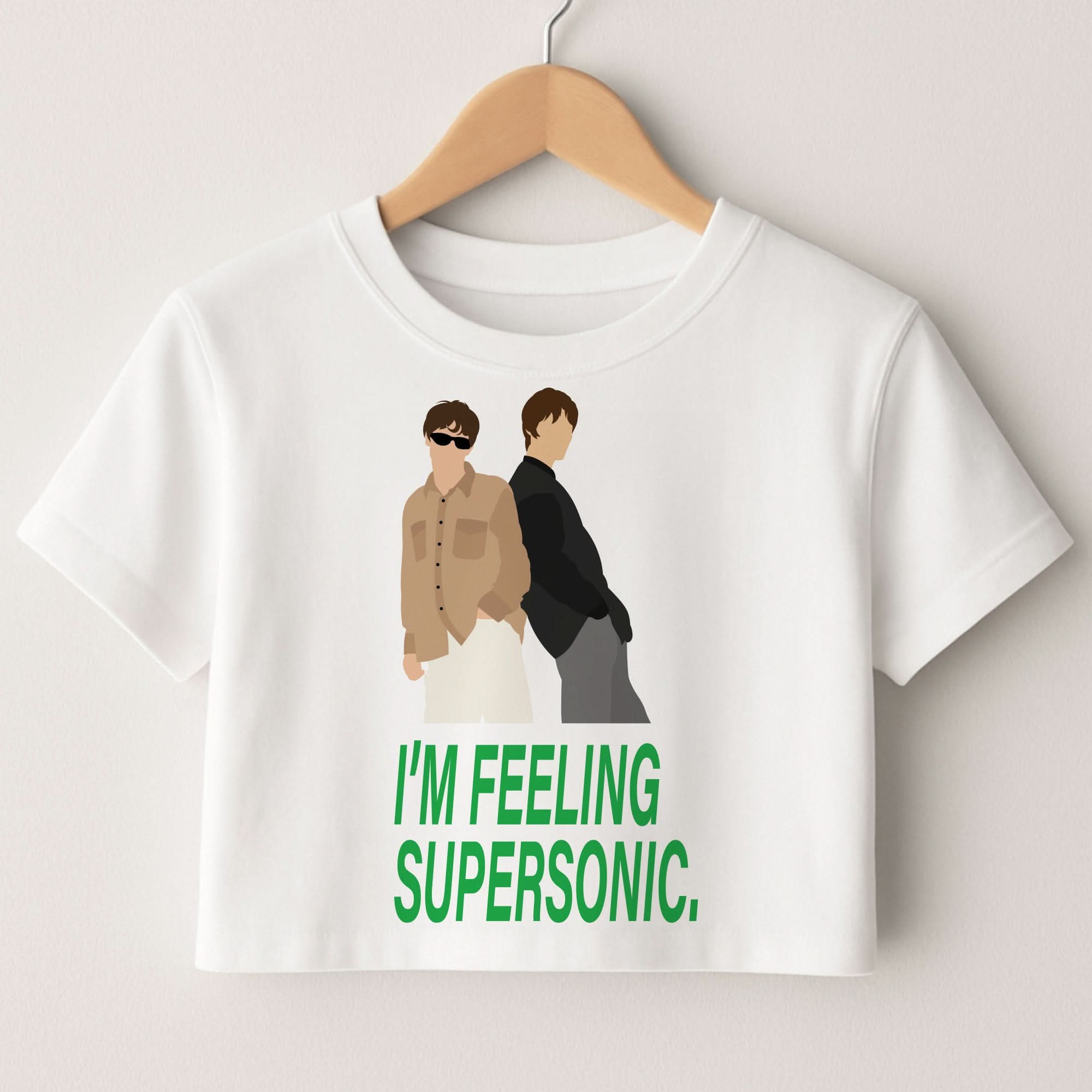 I'm Feeling Supersonic  Crop top