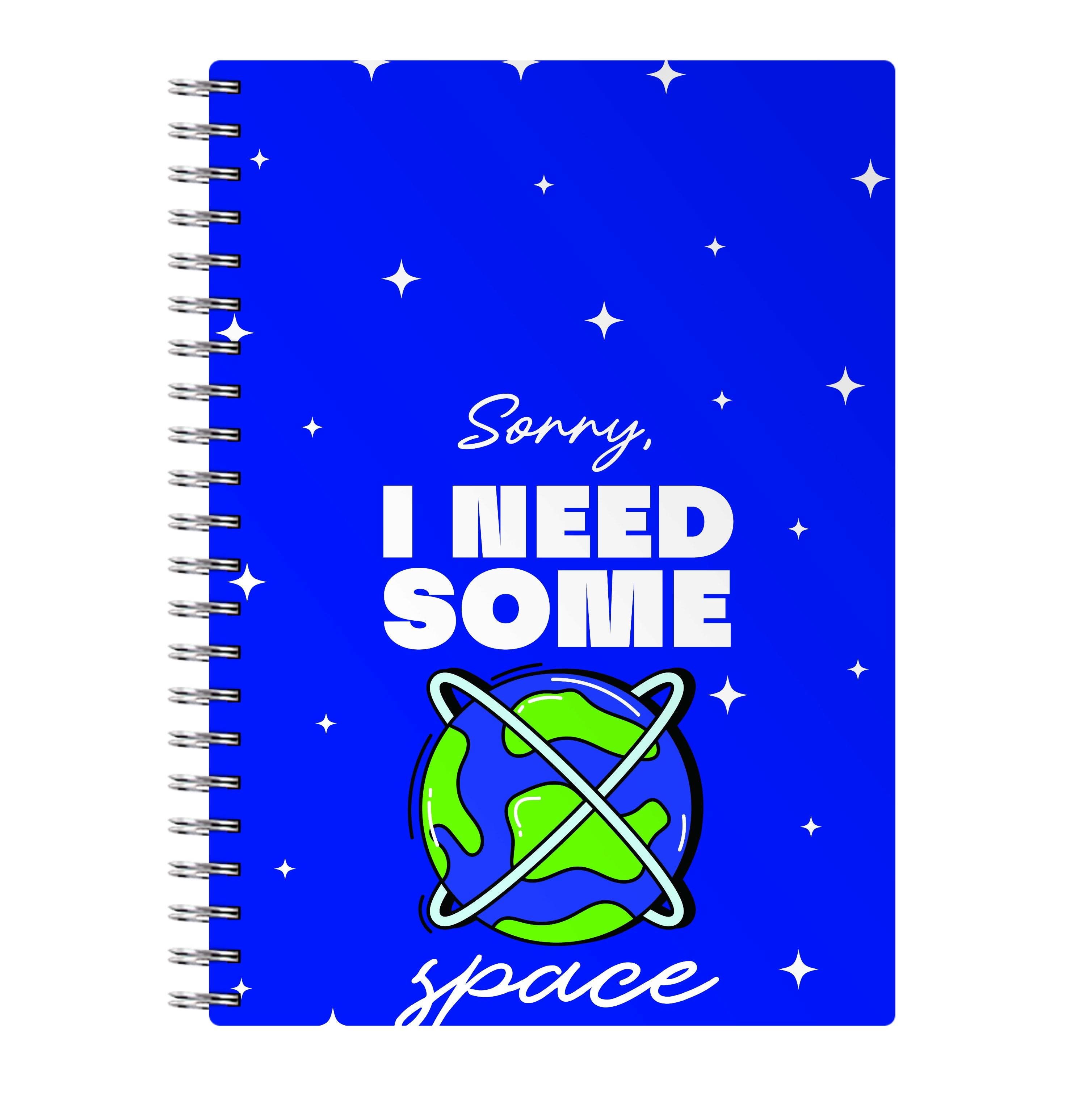 Cartoon I Need Some Space Notebook