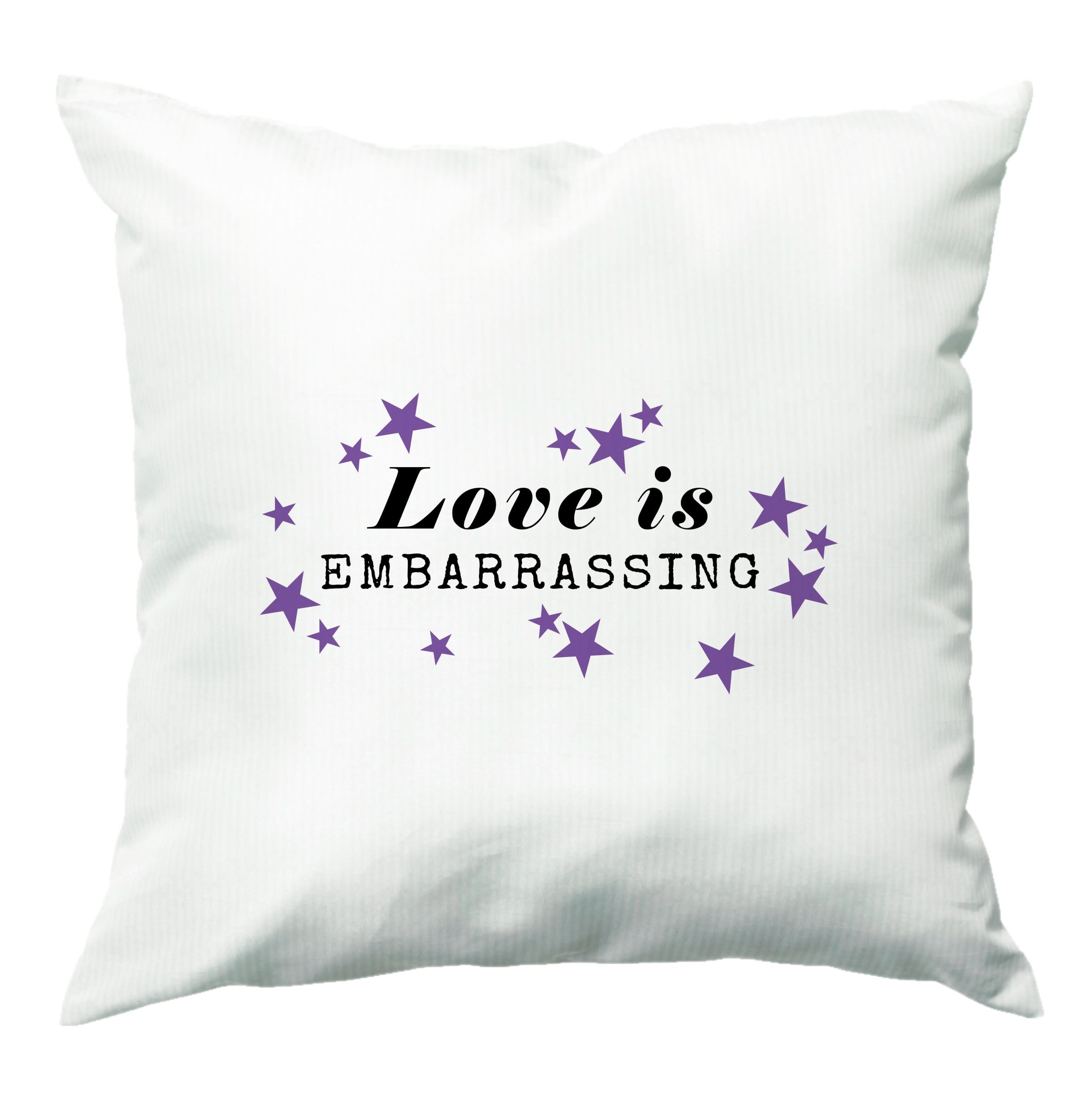 Love Is Embarrassing Note Cushion