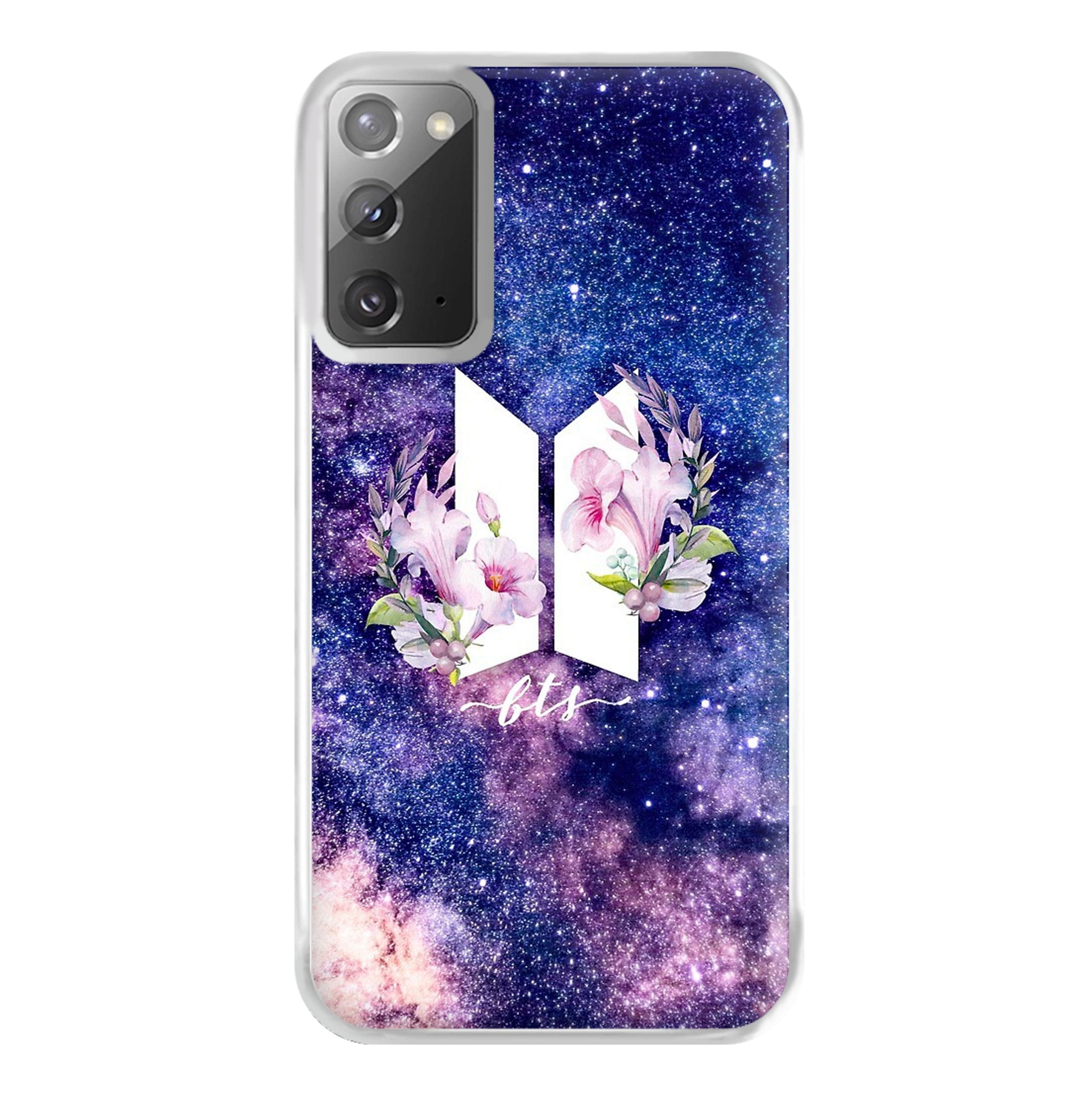 Galaxy Floral K-Pop Band Logo Phone Case