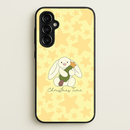 Christmas Bunny Stars Plush Galaxy A54 Case