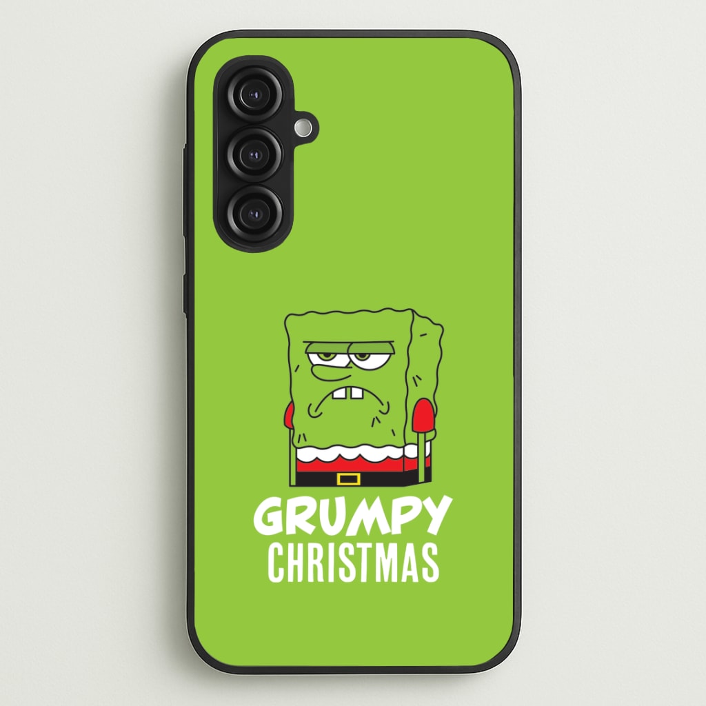 Grumpy Christmas Cartoon Sponge Galaxy S23FE Case