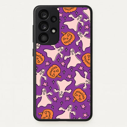 Abstract Halloween Pattern Galaxy A53 Case