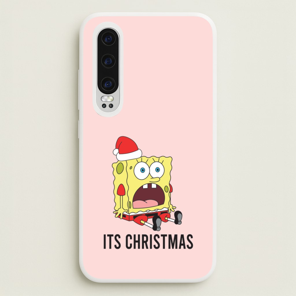 It's Christmas Cartoon Sponge Huawei P30 Case