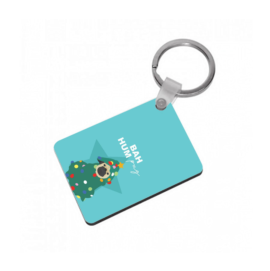 Bah Hum Pug Keyring