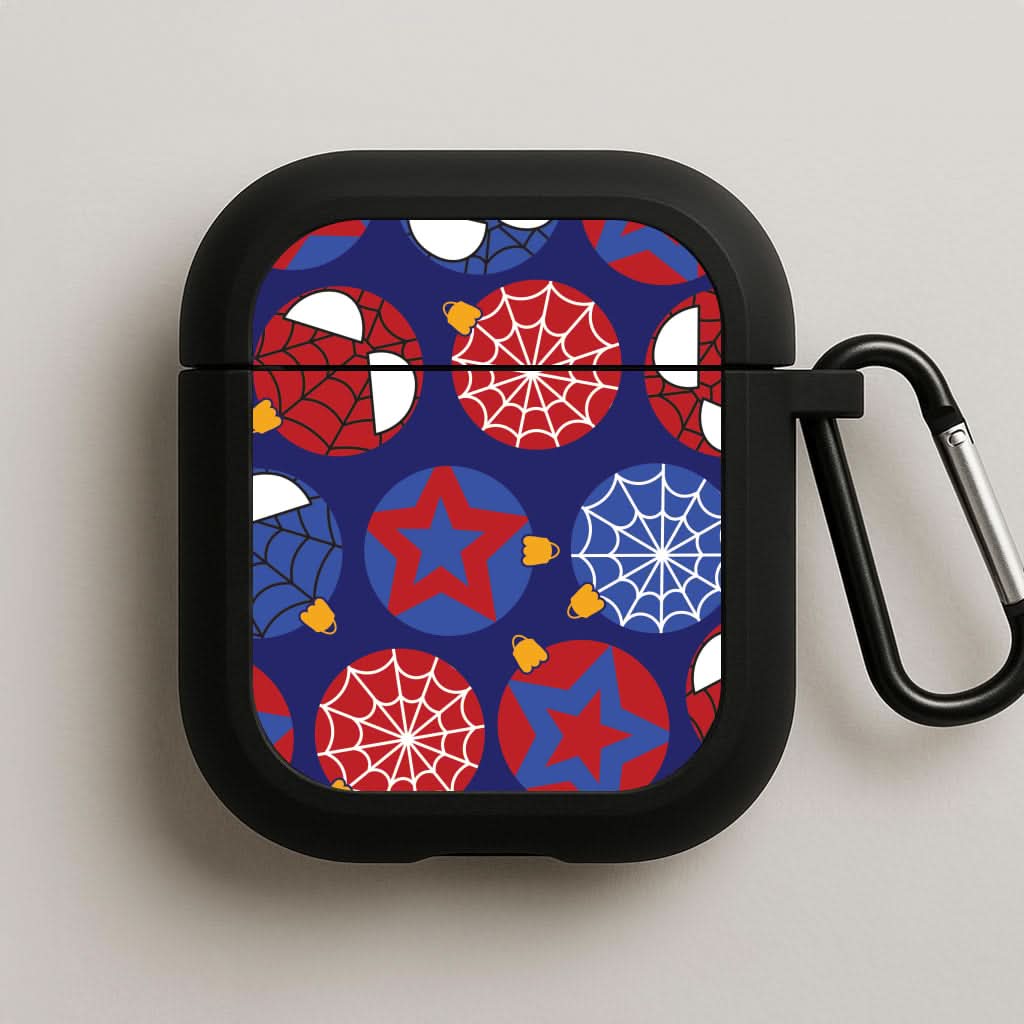 Spider Hero Baubles Pattern AirPods Case