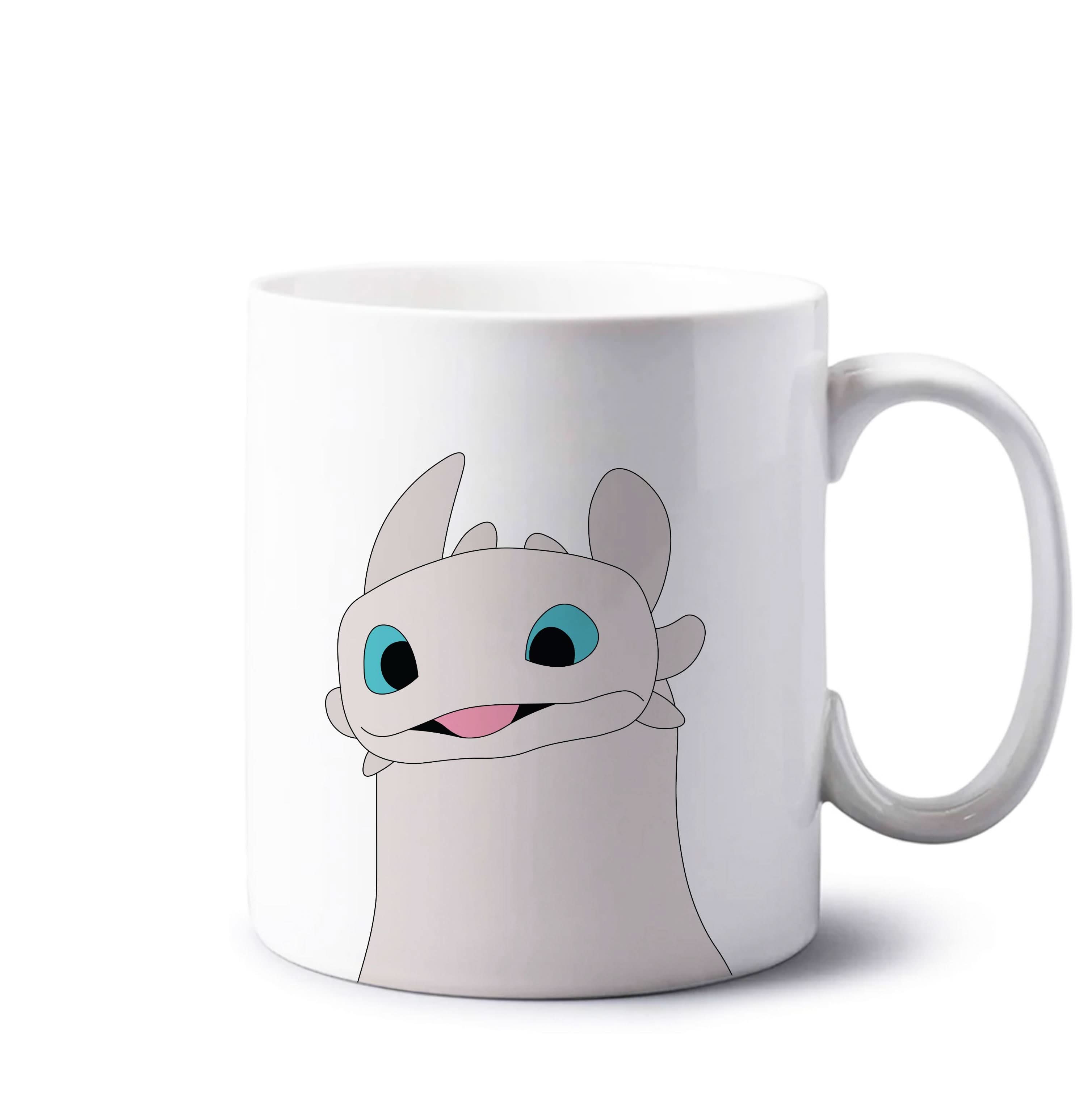 White Fury Dragon Mug