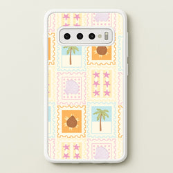 Tropical Stamps Galaxy S10 Plus Case
