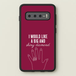 Shiny Diamond Galaxy S10 Case
